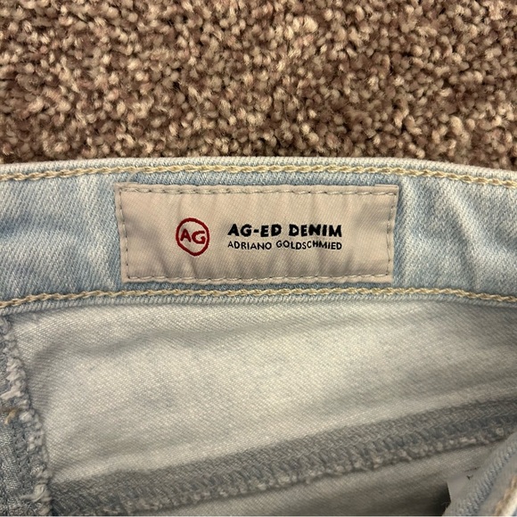 AG Adriano Goldschmied Women's Jeans Size 25 Blue Denim Prima Cigarette Crop EUC - Picture 14 of 16